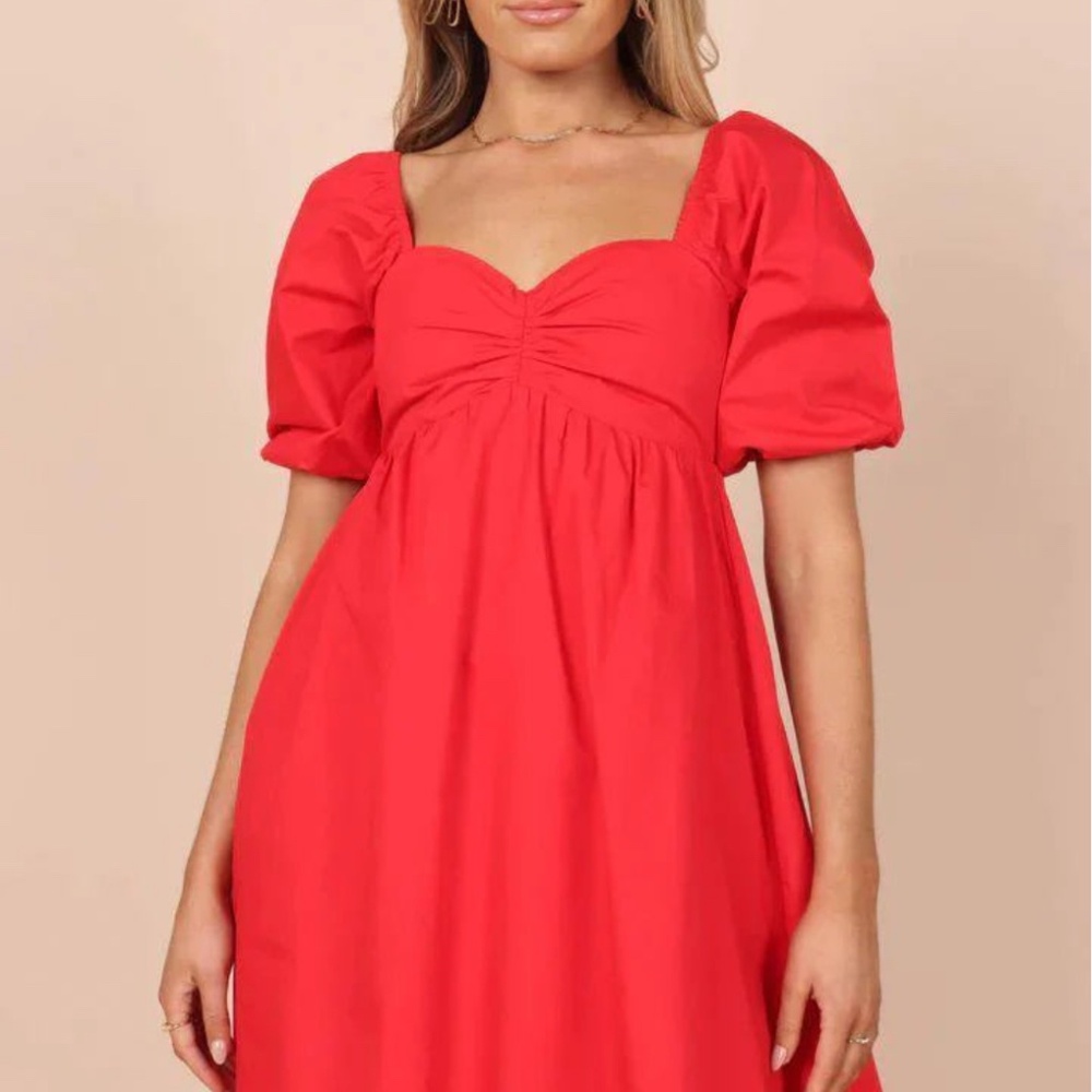 Petal & Pup Lionel Puff Sleeve Midi Dress